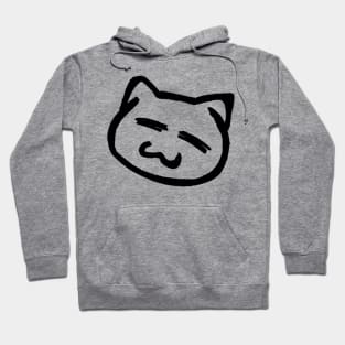 Cat smile, toddler artstyle Hoodie